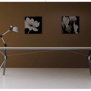 long white table with ibiza table legs