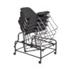 stackable hospitality fabric chair