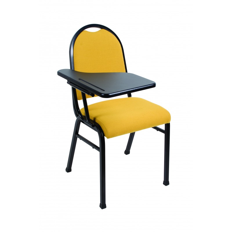 fabric chair with right tablet arm
