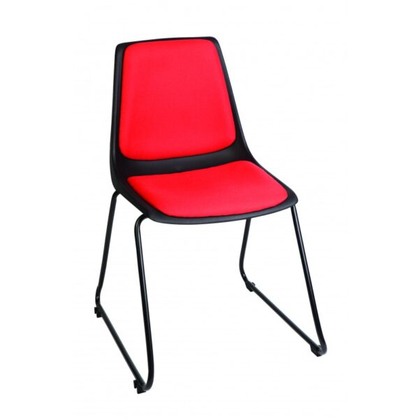 sled base fabric chair