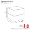 square ottoman draft