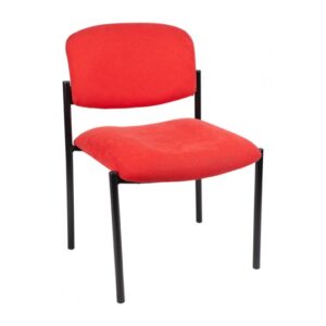 fabric chair with low backrest