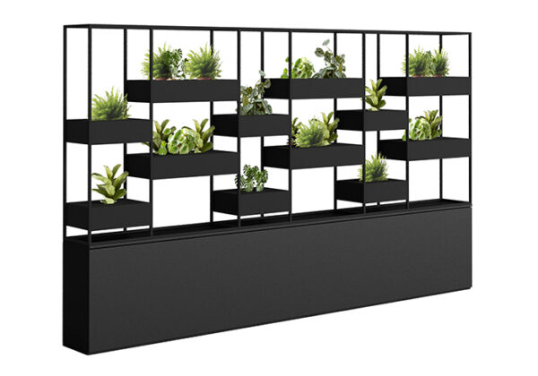 Offset vertical garden