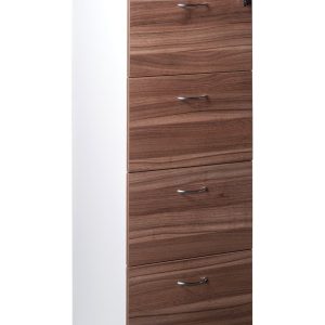 4 Drawer Wood Filing Cabinet